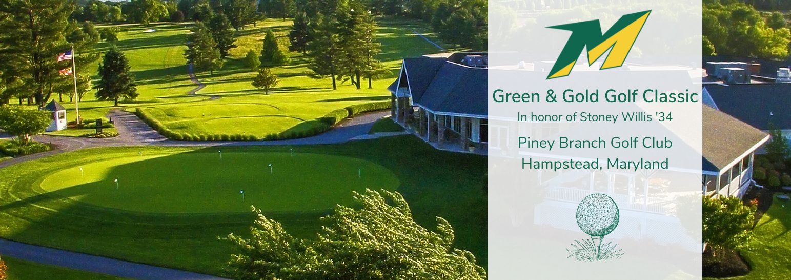 Green & Gold Golf Classic header